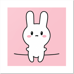 Mini lop lover Cute Bunny drawing Posters and Art